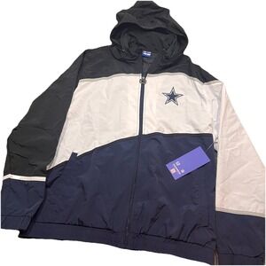 Ultra Game‎ Dallas Cowboys Anorak Style Windbreaker Jacket NFL Football Mens XL